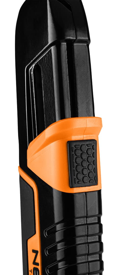 Kniv med trapetsblad, säker