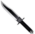 Miniatyrbillede 2 af 6: Rambo II Cinema Classic 400 mm kniv med læderskede