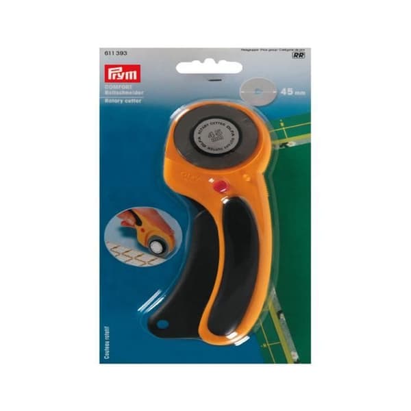 Rotary cutter - PRYM - Komfort - 45 mm - Svart och orange