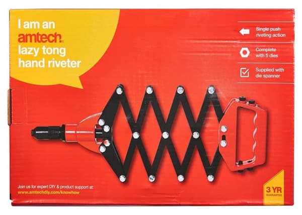 Amtech B3500 - Am-Tech Lazy Tongue zigzag nitatämpare för gör-det-själv!