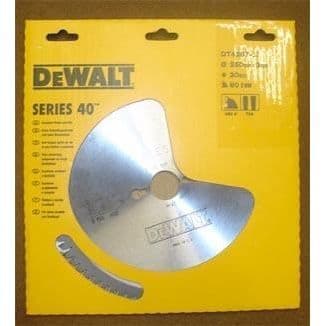DEWALT DT4287 LSC 250x30x80D cirkelsågblad trapets. -5° linje 3,0 mm