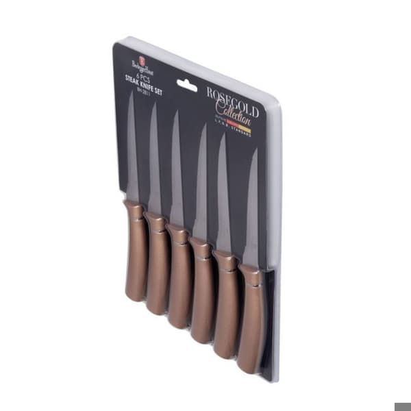BERLINGERHAUS Steakknivset 6 st Rosegold Metallic Line BH-2811