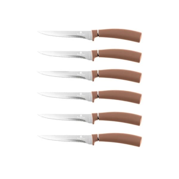 BERLINGERHAUS Steakknivset 6 st Rosegold Metallic Line BH-2811