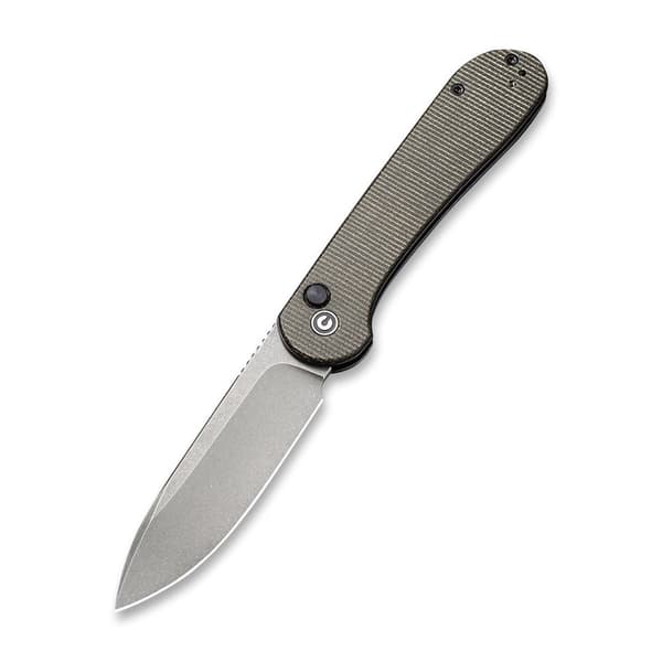 Kniv CIVIVI Knapplås Elementum Mörkgrön Micarta