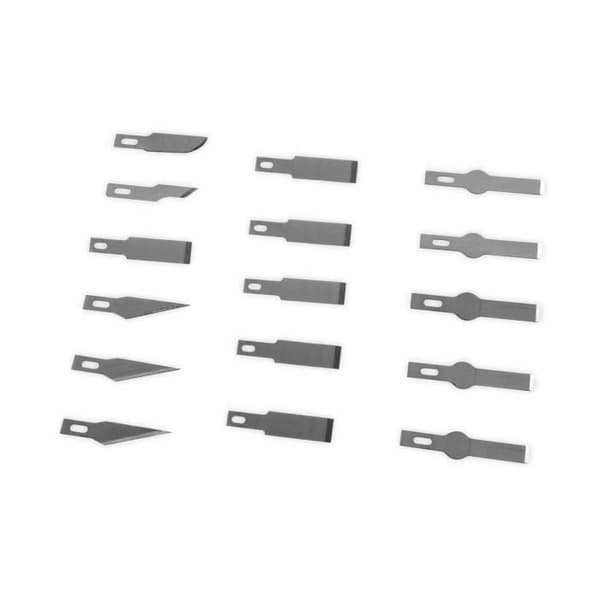 Rakkniv - IFIXIT - EU145323 - 16 blad - Aluminiumhandtag - Rostfritt stålblad