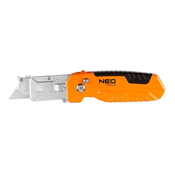Trapezformad bladkniv med skrapa - NEO TOOLS - 63-708