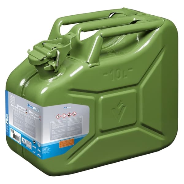 ProPlus benzindunk 10 l metal grøn