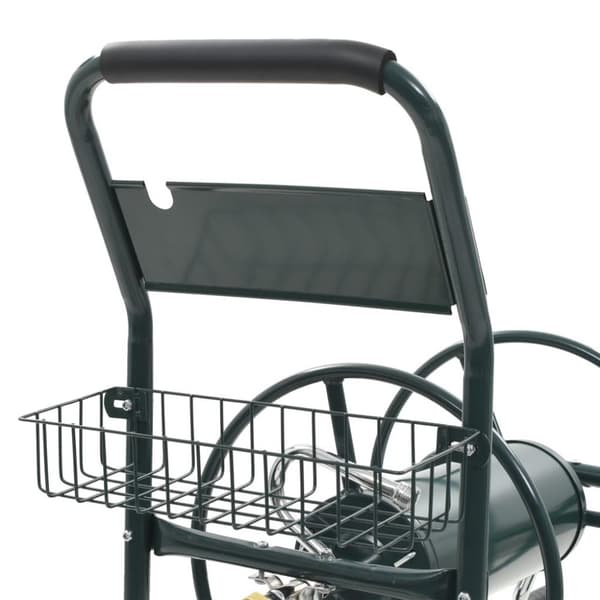 vidaXL Slangvagn med 1/2" slangkoppling 75 m stål