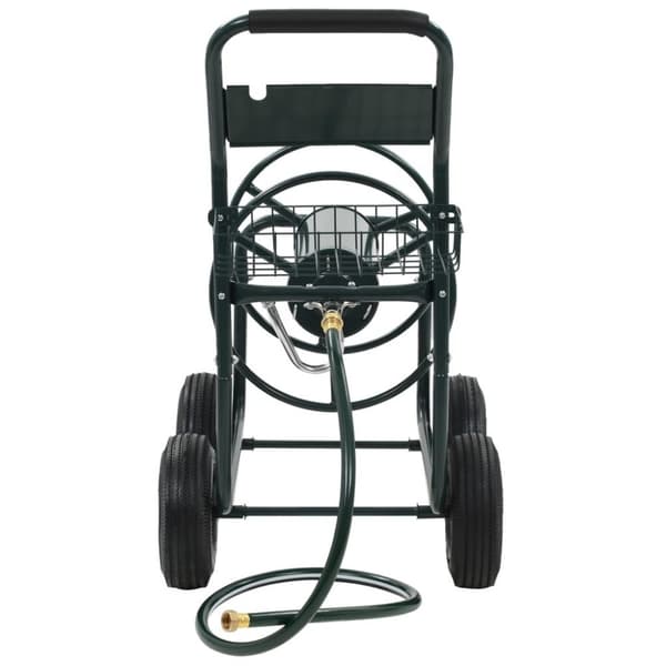 vidaXL Slangvagn med 1/2" slangkoppling 75 m stål