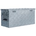 Miniatyrbillede 3 af 7: vidaXL aluminiumskasse 61,5 x 26,5 x 30 cm sølvfarvet