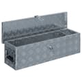 Miniatyrbilde 4 av 7: vidaXL Aluminiumsboks 80,5x22x22 cm sølv
