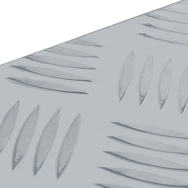 vidaXL aluminiumskasse 80,5 x 22 x 22 cm sølvfarvet