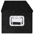 Miniatyrbilde 3 av 8: vidaXL Oppbevaringsboks svart 80x39x30 cm aluminium