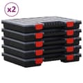 Pikkukuva 1 / 8: vidaXL Lajittelulaatikot 10 kpl 40x30x5 cm polypropeeni