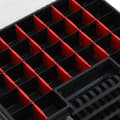 Miniatyrbilde 7 av 7: vidaXL Sorteringsbokser 5 stk 40x30x5 cm polypropylen