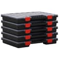 Miniatyrbilde 1 av 7: vidaXL Sorteringsbokser 5 stk 40x30x5 cm polypropylen