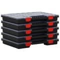 Miniatyrbilde 1 av 7: vidaXL Sorteringsbokser 5 stk 40x30x5 cm polypropylen