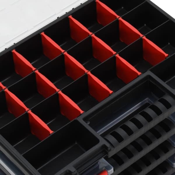 vidaXL Sorteringsbokser 5 stk 34,5x25x5 cm polypropylen