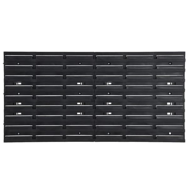 vidaXL Sortimentslådor 30 delar svart och röd 77x39 cm polypropen