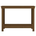 Miniatyrbilde 5 av 9: vidaXL Arbeidsbenk honningbrun 110x50x80 cm heltre furu