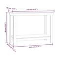 Miniatyrbilde 8 av 9: vidaXL Arbeidsbenk honningbrun 110x50x80 cm heltre furu