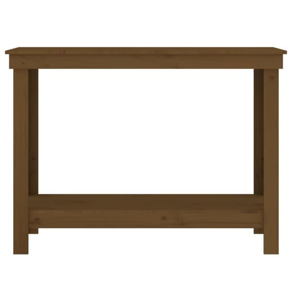 vidaXL Työpenkki hunajanruskea 110x50x80 cm täysi mänty