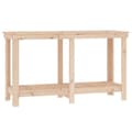 Miniatyrbilde 1 av 9: vidaXL Arbeidsbenk 140x50x80 cm heltre furu