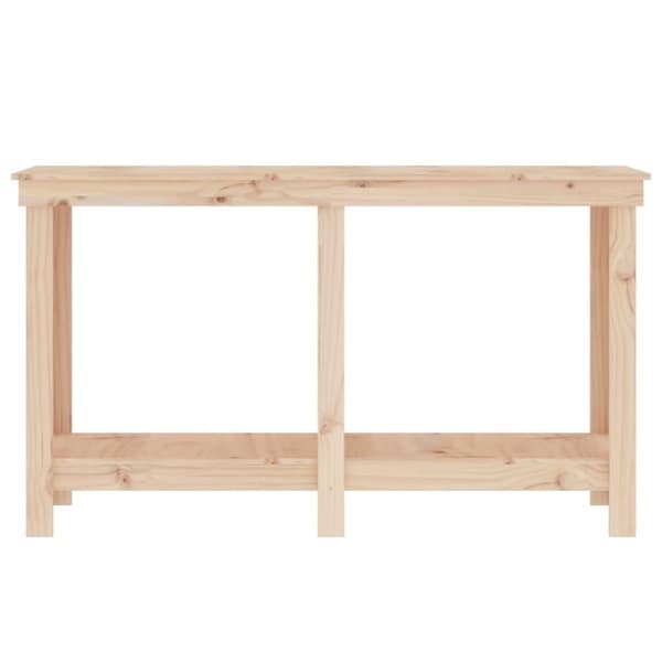 vidaXL Työpenkki 140x50x80 cm täysi mänty