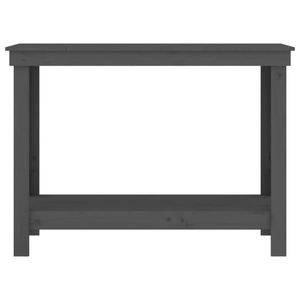 vidaXL Arbeidsbenk grå 110x50x80 cm heltre furu