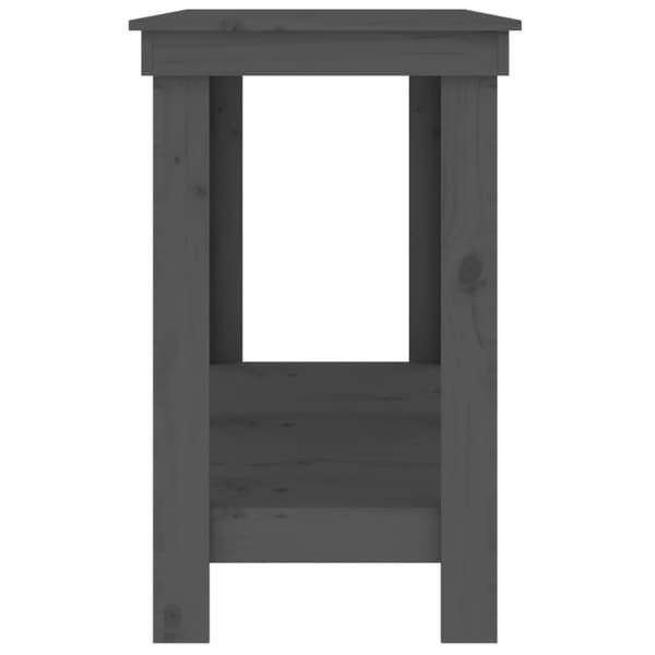 vidaXL Arbeidsbenk grå 180x50x80 cm heltre furu
