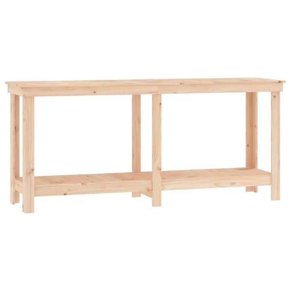 vidaXL Arbeidsbenk 180x50x80 cm heltre furu