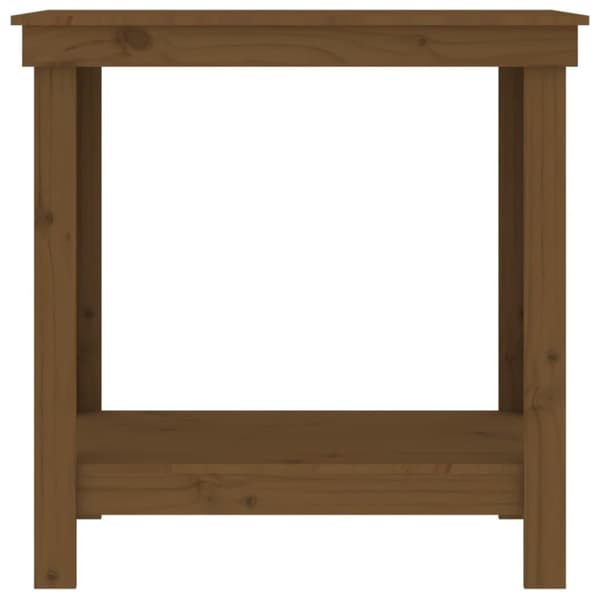 vidaXL Arbeidsbenk honningbrun 80x50x80 cm heltre furu
