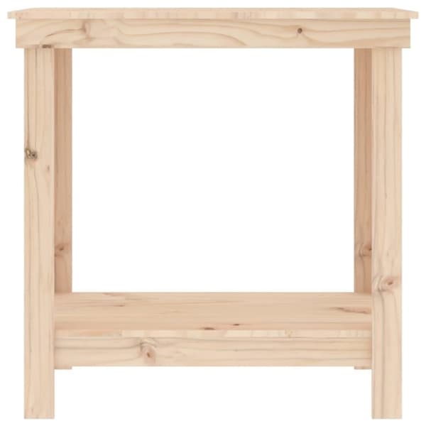 vidaXL arbejdsbord 80x50x80 cm massivt fyrretræ