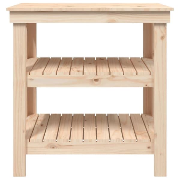 vidaXL Arbeidsbenk 78,5x50x80 cm heltre furu