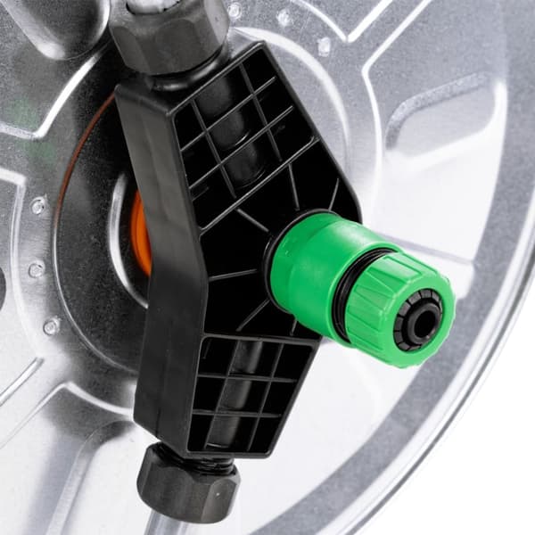 vidaXL slangetromle til 50 m 1/2" eller 35 m 3/4" slange stål