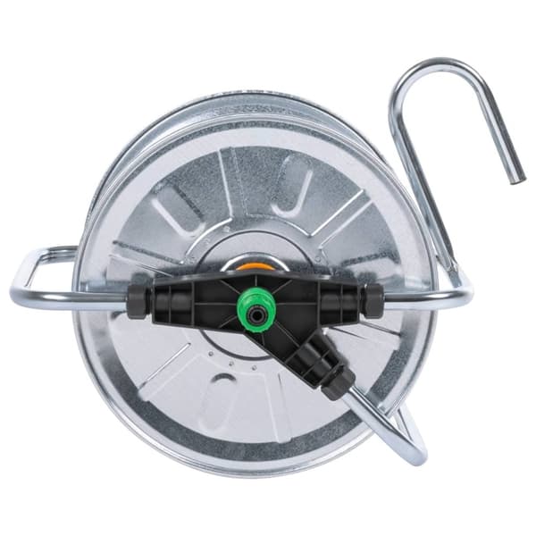 vidaXL slangetromle til 50 m 1/2" eller 35 m 3/4" slange væghængt stål