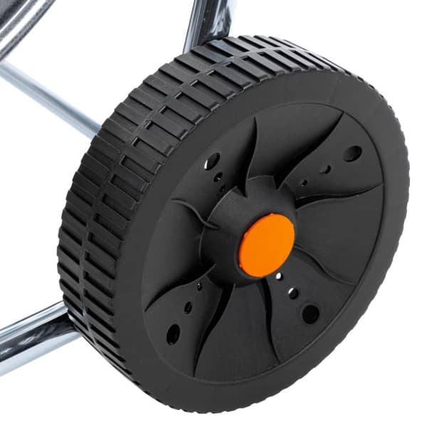 vidaXL Slangetrommelvogn for 80 m 3/4" slange stål
