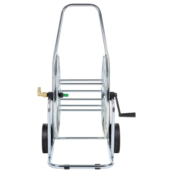 vidaXL Slangetrommelvogn for 80 m 3/4" slange stål