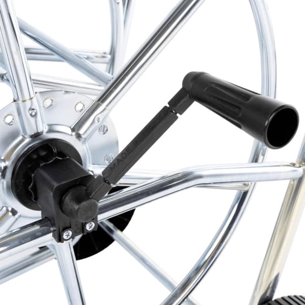 vidaXL Slangetrommelvogn for 80 m 3/4" slange stål