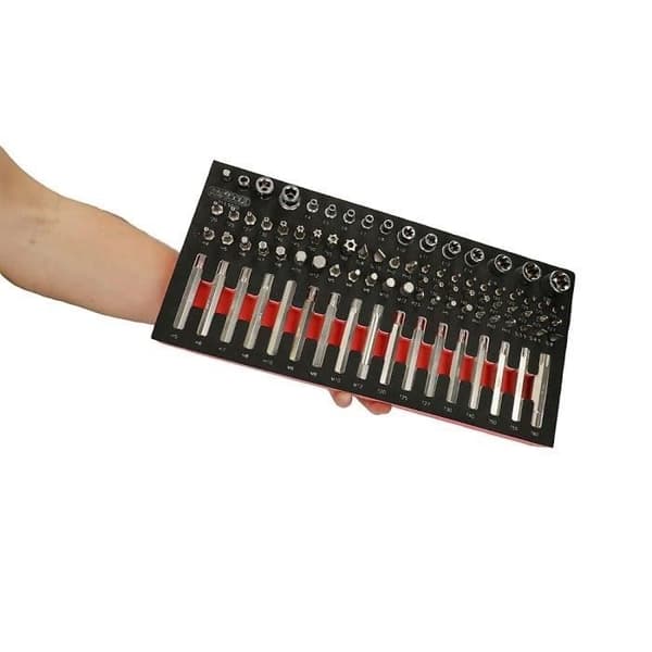 Modul - KS TOOLS - 713.5010 - Skruvbits- och Torx-bussmodul - 88 delar