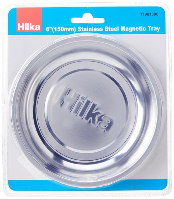 Verktygsbricka - verktygsmodul (tom) Hilka - 11901006 - Magnetbricka i silver rostfritt stål 15,2 cm