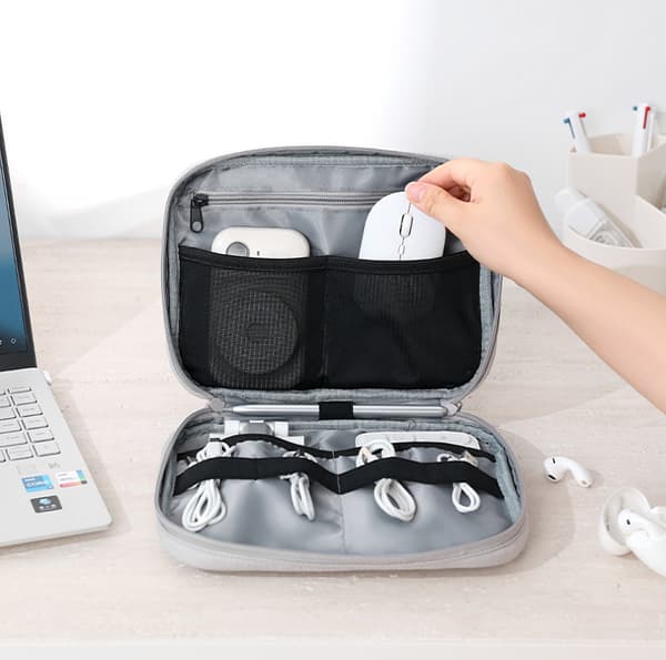 INF Oxford Cloth Cable Organizer Bag