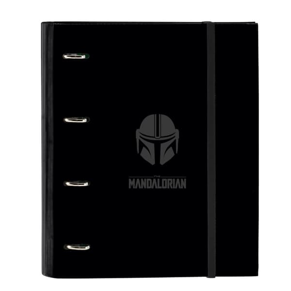 Ringpärm The Mandalorian Svart (27 x 32 x 3.5 cm)