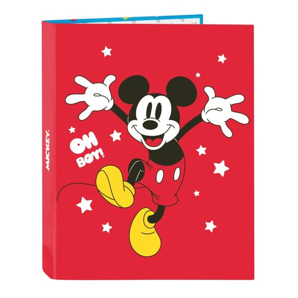 Rengaskansio Mickey Mouse Clubhouse Fantastic Sininen Punainen A4 26.5 x 33 x 4 cm