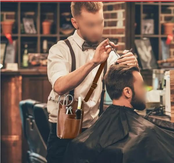 INF Professionel frisørværøjstasketaske, frisørsaks holster