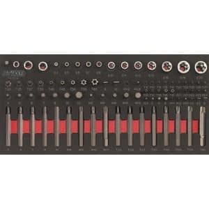 Modul - KS TOOLS - 713.5010 - Skruvbits- och Torx-bussmodul - 88 delar