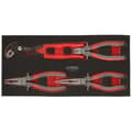 Miniatyrbild 1 av 6: Modul - KS TOOLS - 713.4014 - Modul med tänger - För verktygslådor och bänkar - 4 delar