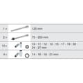 Miniatyrbild 4 av 4: Modul - KS TOOLS - 713.1026 - Modul för långa hylsor och tillbehör - 1/2" - 17 delar