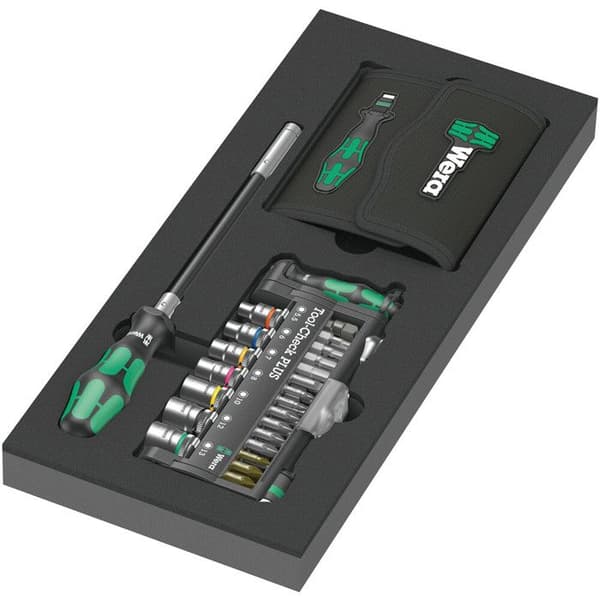 Verktygskit - WERA - 9750 - 57 delar - Tool-Check PLUS - Kraftform Kompakt