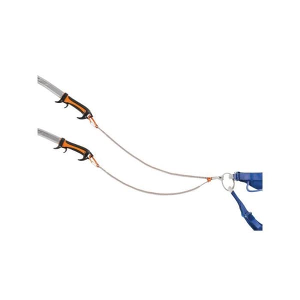 Anti-förlorad V-Link isyxa utdragbar sele 46 till 106 cm Vit
